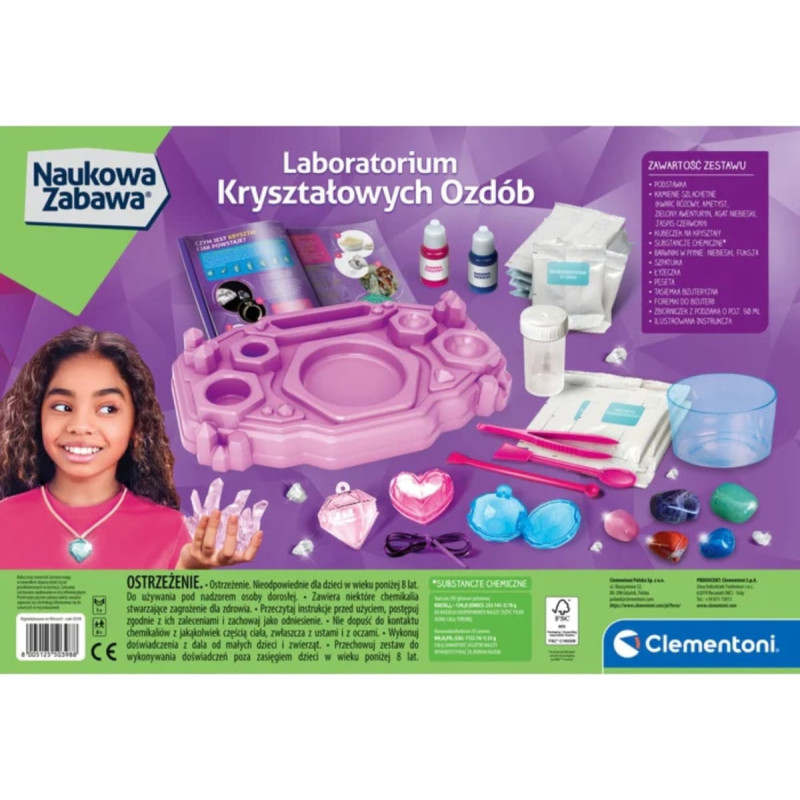Clementoni 50398 Mokslinis žaidimas LAB – dekoratyvinių kristalų laboratorija