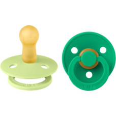 Bibs Colour Round SS26 pacifiers Matcha / Cactus 6-18m 2pcs