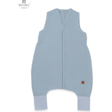 Miminu KIECZMERSKI Śpiworek do spania letni z nogawkami MUŚLIN S bawełna 100% 1-2,5 lat, 0,5-1TOG jeans