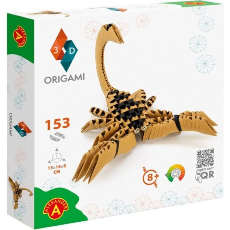 Alexander Origami 3D konstruktorius - Skorpionas