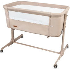 Kidwell sulankstoma 2-in-1 lovytė NALI, smėlinės spalvos: pristatoma prie lovos arba laisvai pastatoma lovytė