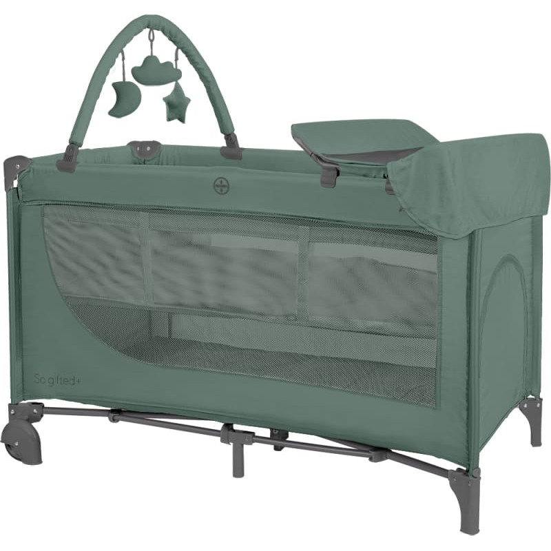 Kūdikių lovytė, 2 lygiai, „So Gifted PLUS“, žalia, 2026