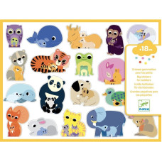 Djeco Didelės lipdukai mažiesiems - Mamos ir mažyliai