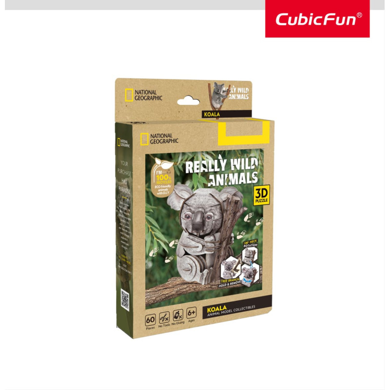 Cubic Fun CUBICFUN NG 3D dėlionė &bdquo;Koala&ldquo;