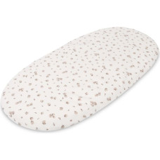 Sensillo STROLLER BEDSHEET COTTON ROSE BEIGE 35X75