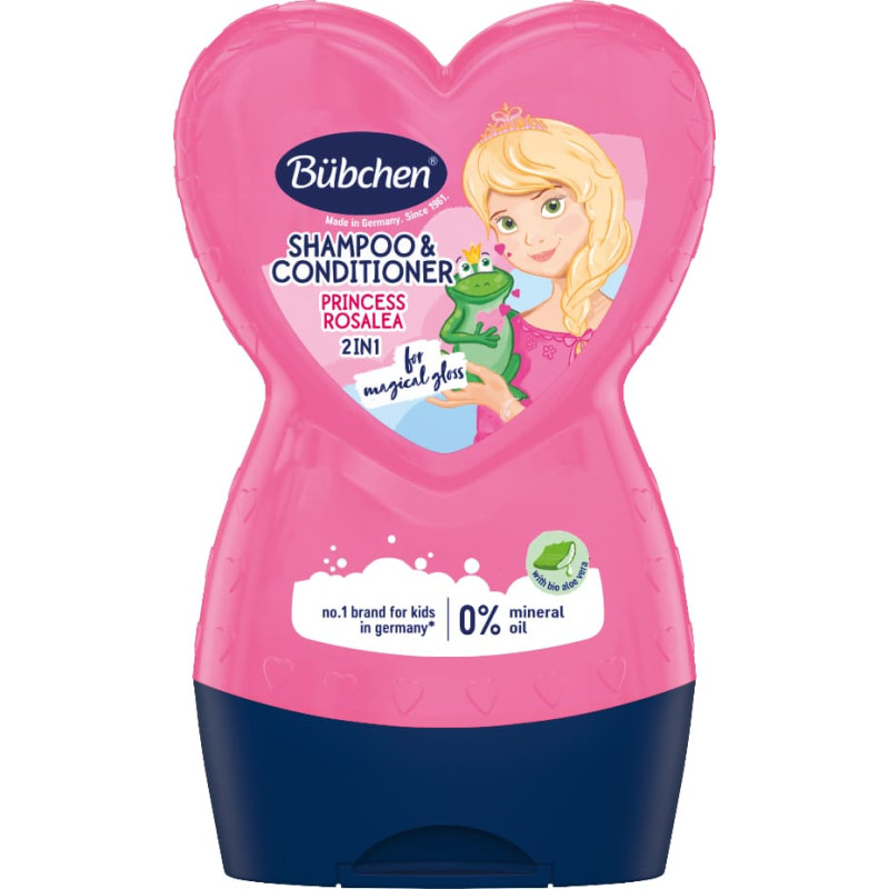 Bubchen 18000810 Shampoo and conditioner &ldquo;Princess Rosalia&rdquo;, 230 ml