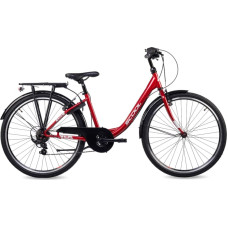 S&acute;cool Youth bicycle S'COOL chiX, 26" Red/White