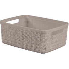 Curver Groziņ&scaron; Jute S 5L 27x20x11cm bē&scaron;s