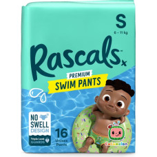Rascal And Friends RASCALS peldbikses-autiņbiksītes COCOMELON, S izmērs, 6-11 kg., 16 gab., 93717