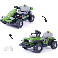 Milly Mally akumuliatorinė transporto priemonė Prime 2-in-1, žalia