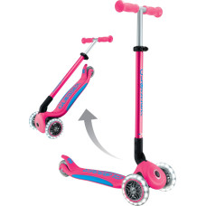 Globber skrejritenis Elite Lights, fuksijas krāsa, 439-610-3