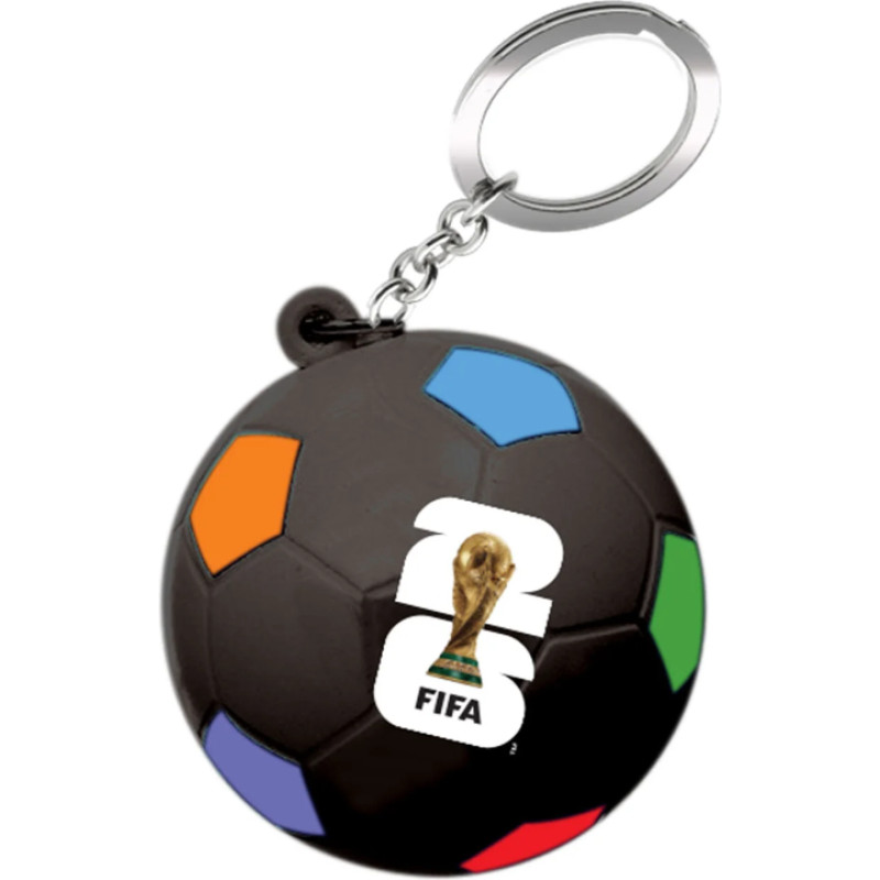 Fifa World Cup antistresa bumbiņa &ndash; atslēgu piekariņ&scaron;, melna, FI11267