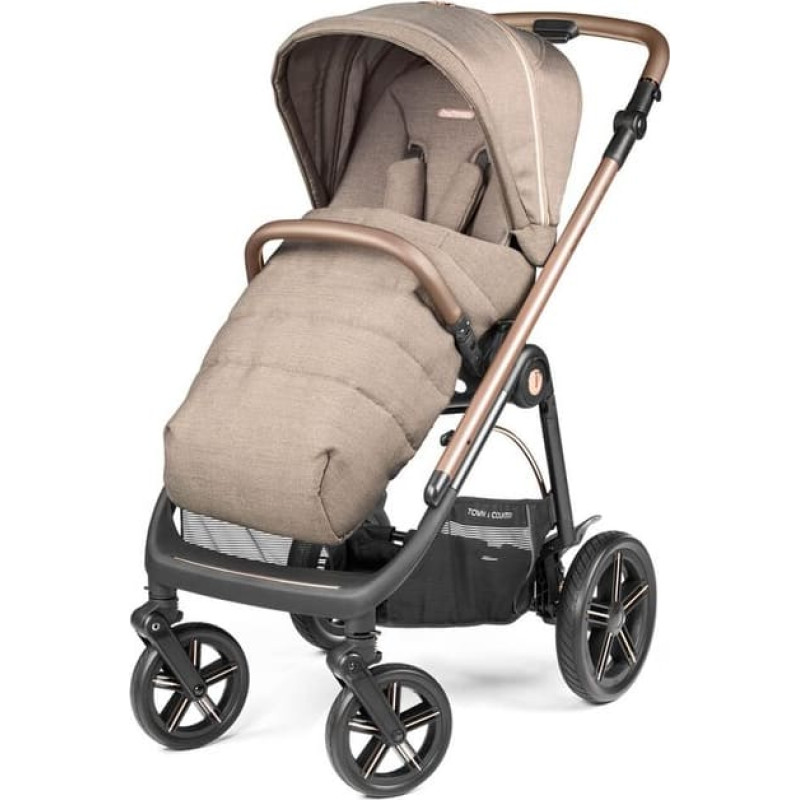 Peg-Perego Veloce TC MON AMOUR Apverčiamas vežimėlis su kojų užklotu