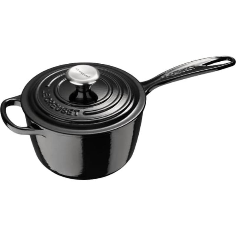 Le Creuset Čuguna mērces katliņ&scaron; &Oslash;16cm / 1,5L melns