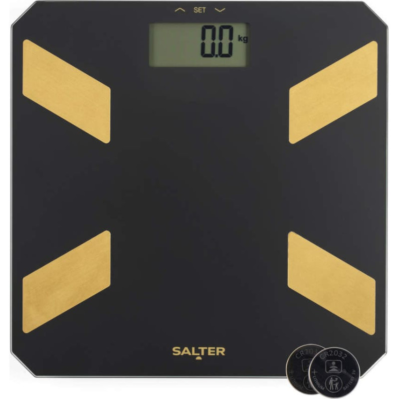 Salter SA00601BGCFEU12 Glass Analyser Scale, Black