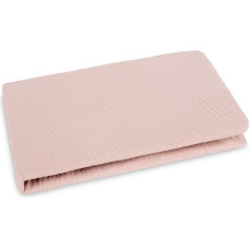 Sensillo BEDSHEET CRUSHED MUSLIN 120X60 PINK