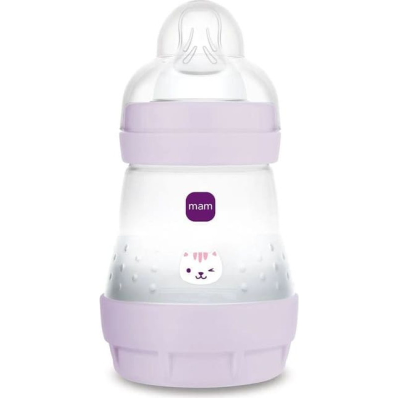 Mam Baby 5892 ANTICOLIC BOTTLE PERFECT START 160ML GROUNDING IN NATURE PINK