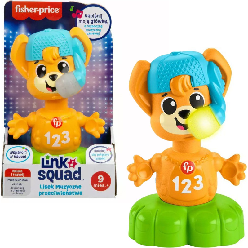 FISHER PRICE LISEK MUZYCZNE PRZECIWIEŃST