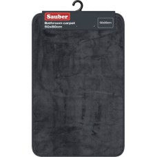 Sauber Vannas istabas paklājs 50x80cm tum&scaron;i pelēks
