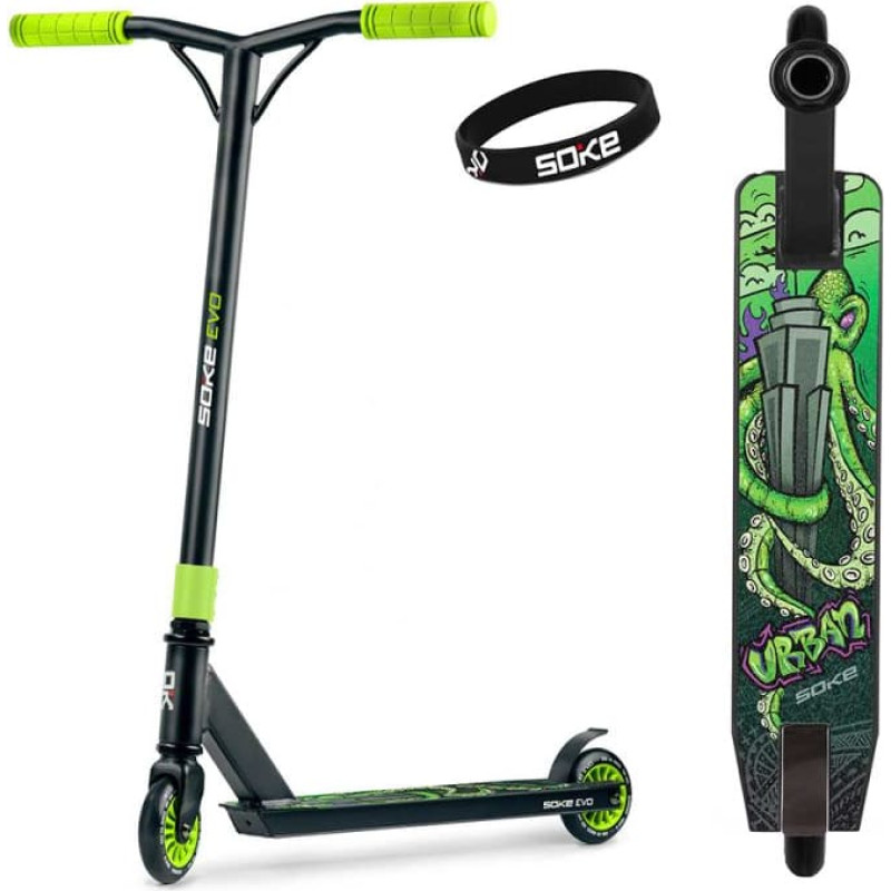 Soke Stunt-Scooter SOKE EVO, grün