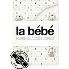 La Bebe ™ Cotton 60x120 Art.89185 Bunnies Kokvilnas palags ar gumiju 60x120cm