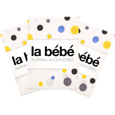 La Bebe ™ Set 75x75(3) Art.111514 Color dots Kokvilnas Autiņu komplekts 75x75 cm (3gab)