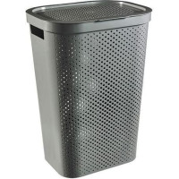 Curver Veļas kaste Infinity Recycled 60L 44x35x60cm tumši pelēka