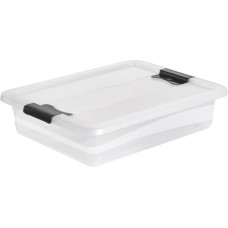 Keeeper Kaste ar vāku crystalbox Cornelia 39,5x29,5x9,5cm 7L caurspīdīga