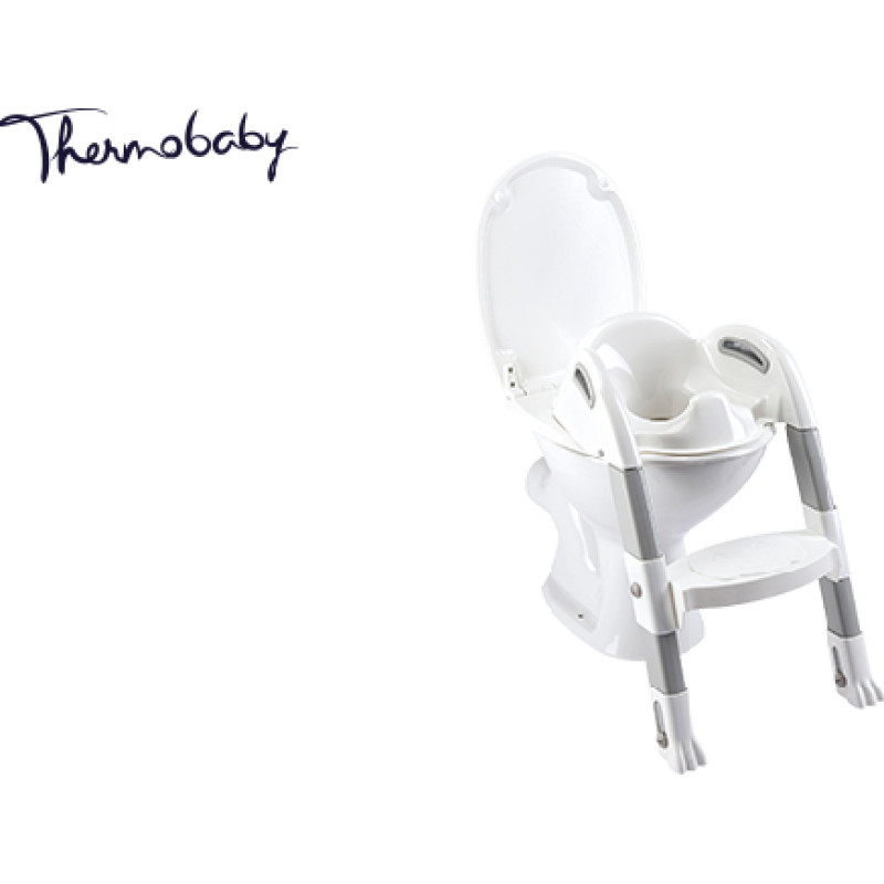 Abakus THERMOBABY Nakładka na WC ze stopniem szara