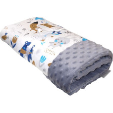 AMY 81974 Poduszka M.MIŚ SZALIK 40X30 Minky c.szare