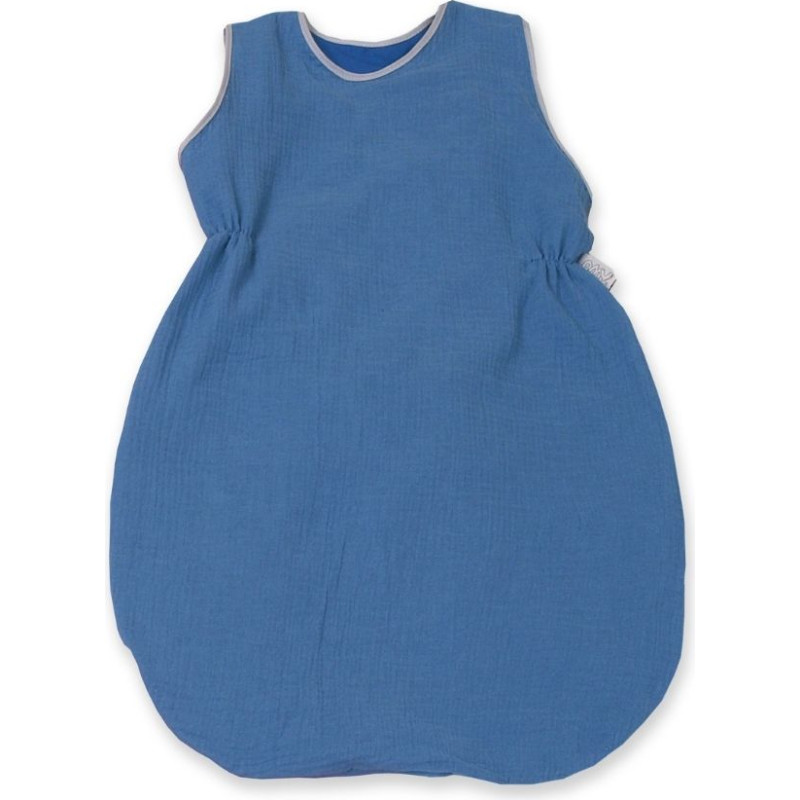 AMY 82203 Śpiw&oacute;r lato muślin 62 niebieski L3_U14