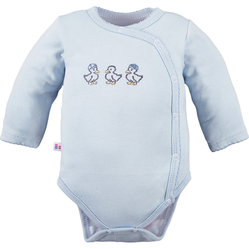 Ubranka EWA 953227 LITTLE DUCKS Body kopertowe niebieskie 56