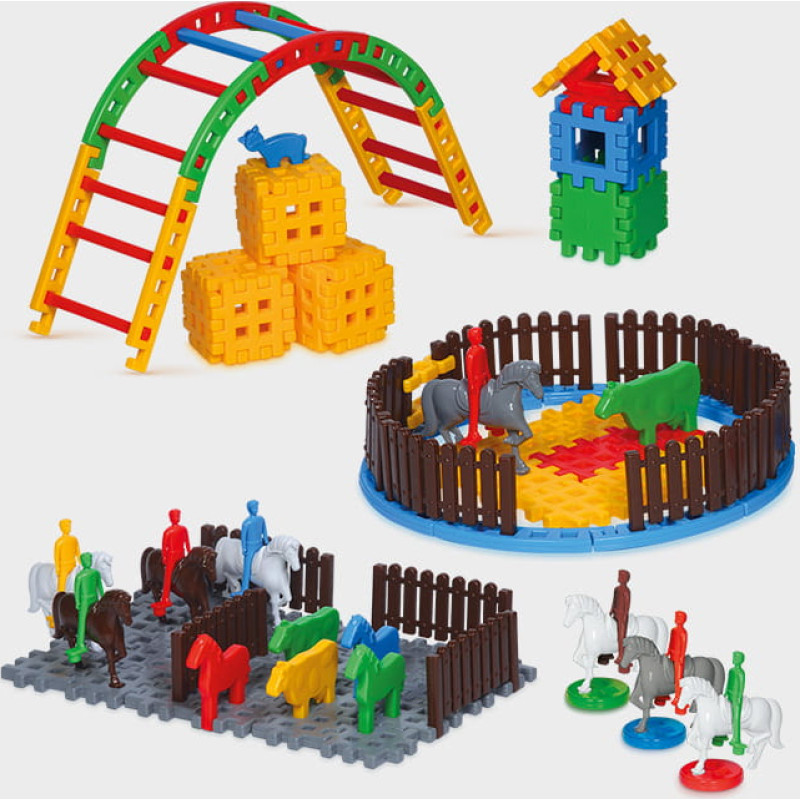 Marioinex 903391 Klocki konstrukcyjne Rodeo 132el.