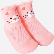 Yo Baby SCORPIO OBO-175G Skarpetki ażurowe z gumową podeszwą dzi.puder r.23