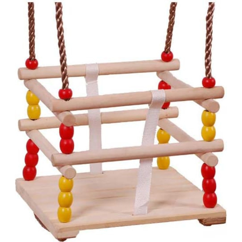 Koka šūpoles bērniem