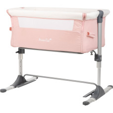 Bedside crib Bonne Nuit Pink Melange