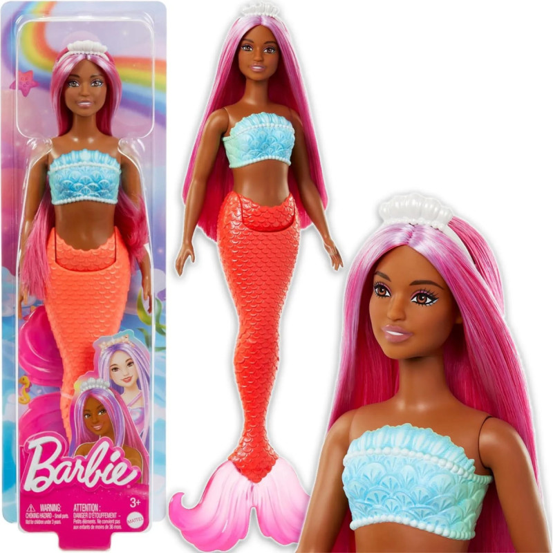 Barbie Siren Doll Pink Hair HRR04
