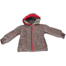 Minikid GIRL'S WINTER JACKET - BLANCA - FLEECE - BROWN - size 116***