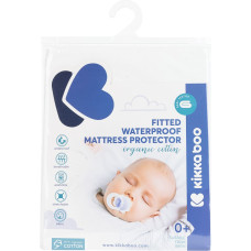 Mattress protector fitted - organic cotton 60/120/15 cm