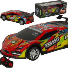 RC sporta auto sarkans