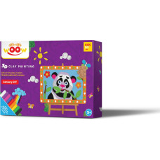 Kids Do 3D tapyba iš lengvo plastilino. PANDA