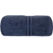 TOWEL RONDO 50X90 TERRY NAVY BLUE 500G. COTTON.