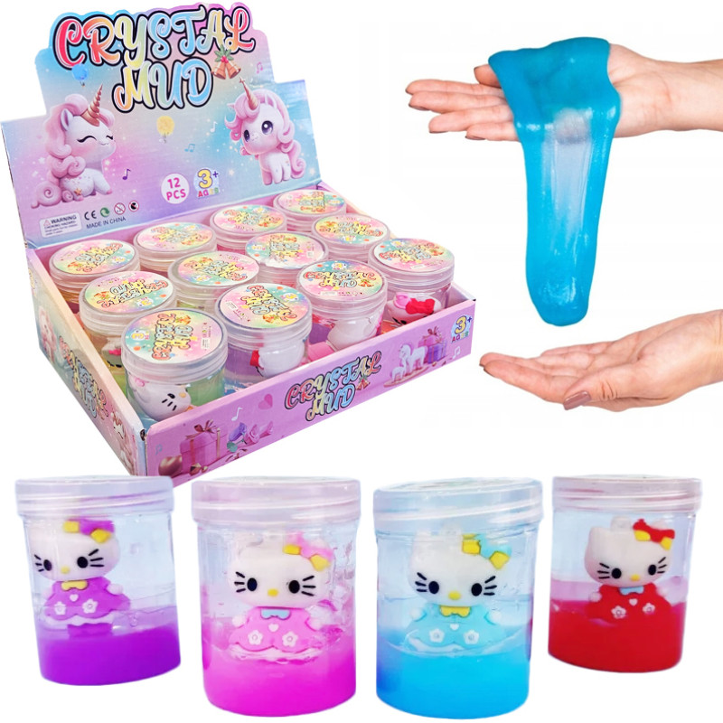 Magiškas gleivės (slime) su figūrėle Hello Kitty