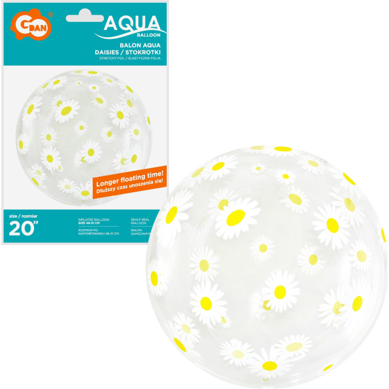BALON KRYSZTAŁOWY 20  STOKROTKI
