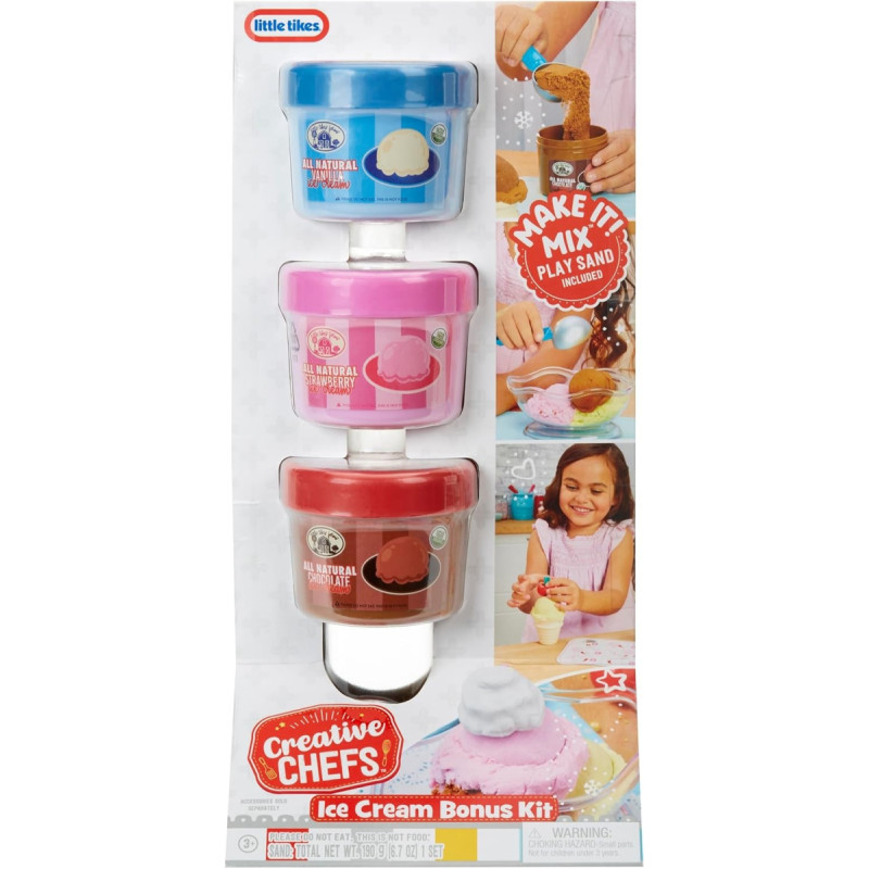 Little Tikes 641121-EUC Creative Chefs ledų papildymo rinkinys