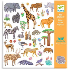 Djeco Lipdukai - 160 lipdukų - Kenija