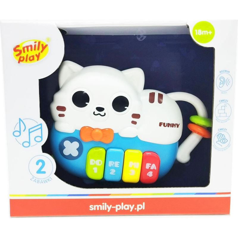 Smily Play SP85189 Zwierzaczkowe Pianinko Kotek