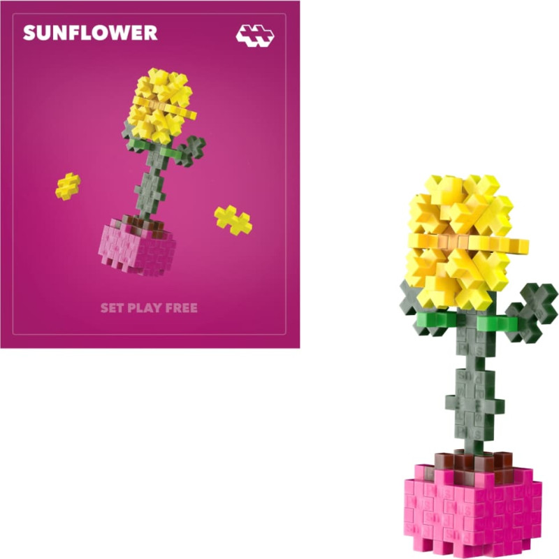 Plus Plus konstruktorius AUGALAI - saulėgrąža