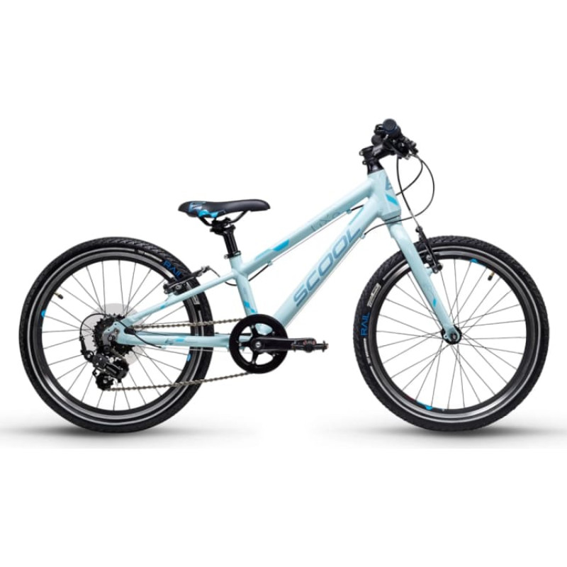 S'COOL itin lengvas vaikiškas dviratis liXe, 20", mėlynas/žydras