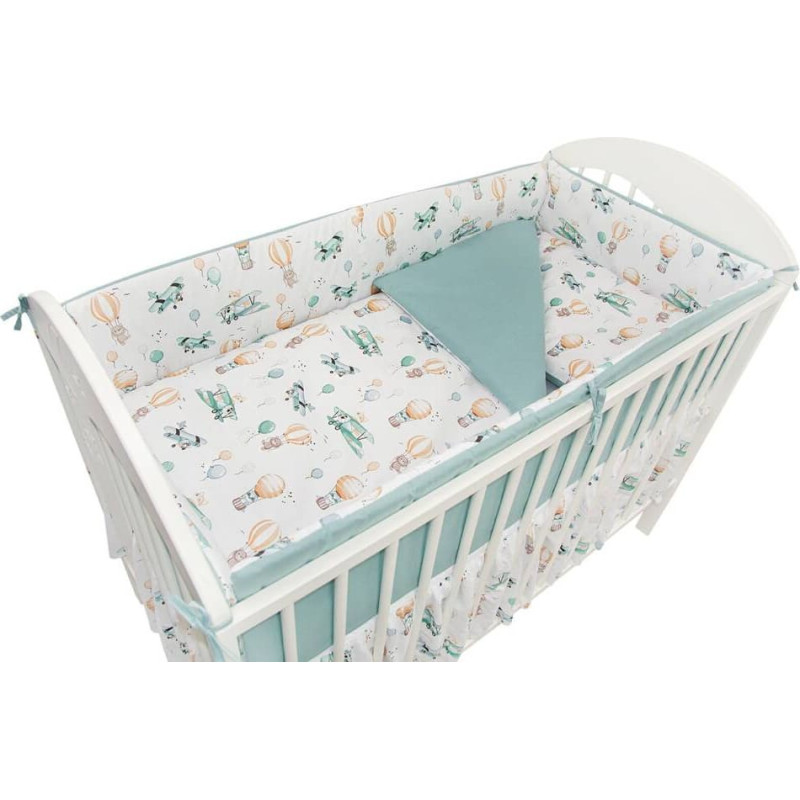 Ankras Bedding set - 5  parts - 120/90/360 - FOX in PLANE